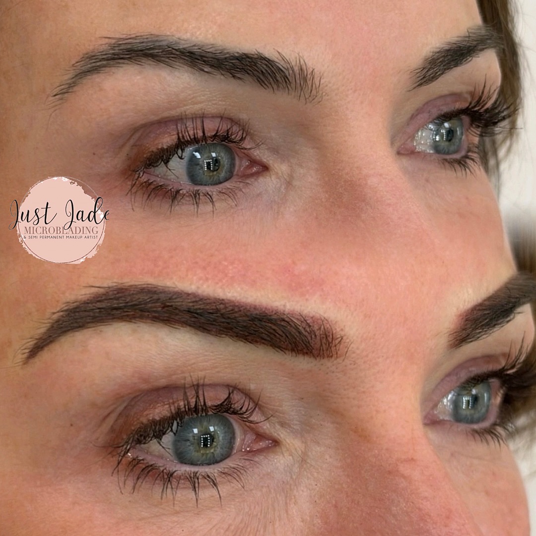Powder brow treatment photographed by Just Jade